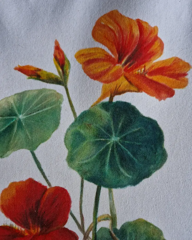 Sacoșă pictată manual Condurul doamnei – Flow Art [2]