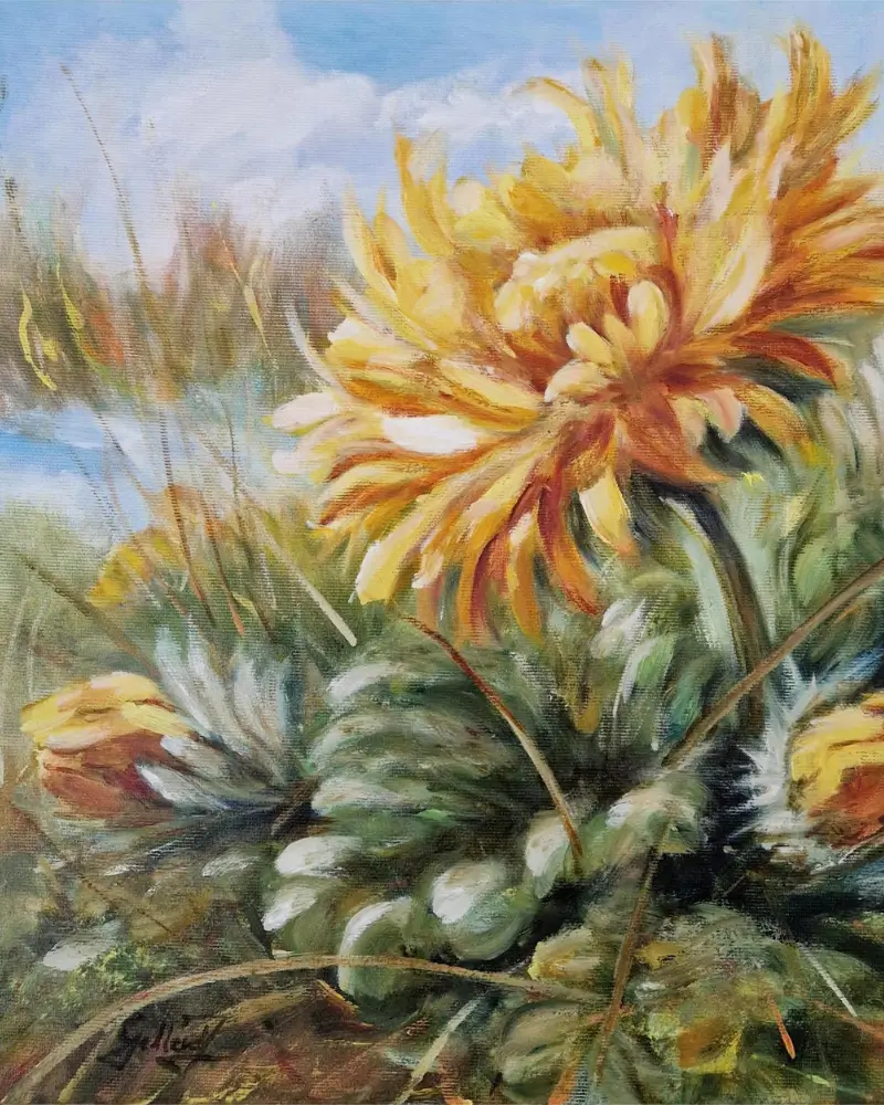 Tablou pictat manual – Dans Solar | Flow Art [1]