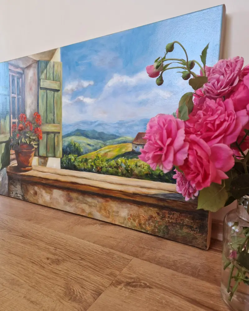 Tablou ulei pe pânză – Parfumul verii | Flow Art [5]