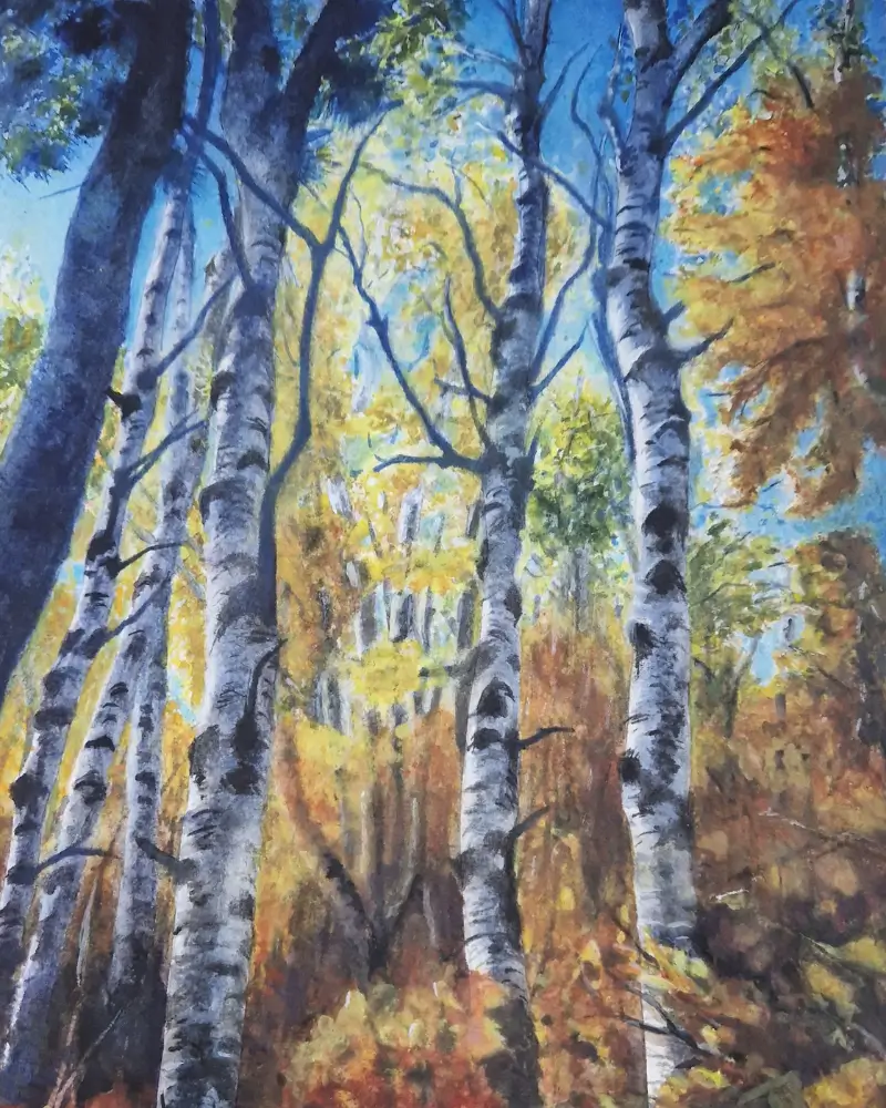 Adâncimi și Înălțimi - Acuarelă Originală [1]