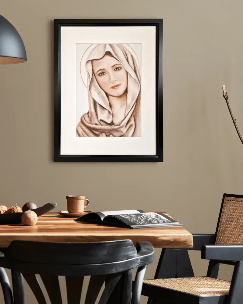 Portret Fecioara Maria de la Medjugorje - Creioane Colorate [1]