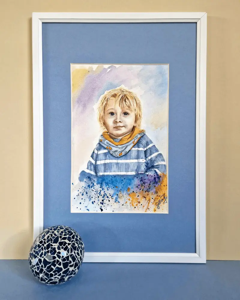 Portret Bazsi - Acuarelă [1]