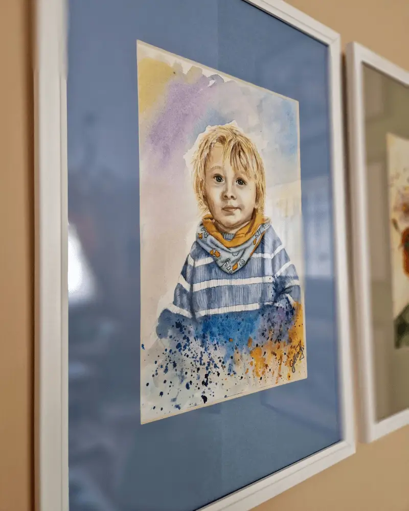 Portret Bazsi - Acuarelă [2]