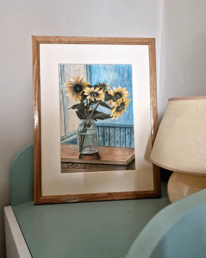 Floarea Soarelui - Pictură în acuarelă [4]