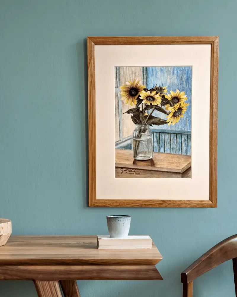 Floarea Soarelui - Pictură în acuarelă [2]