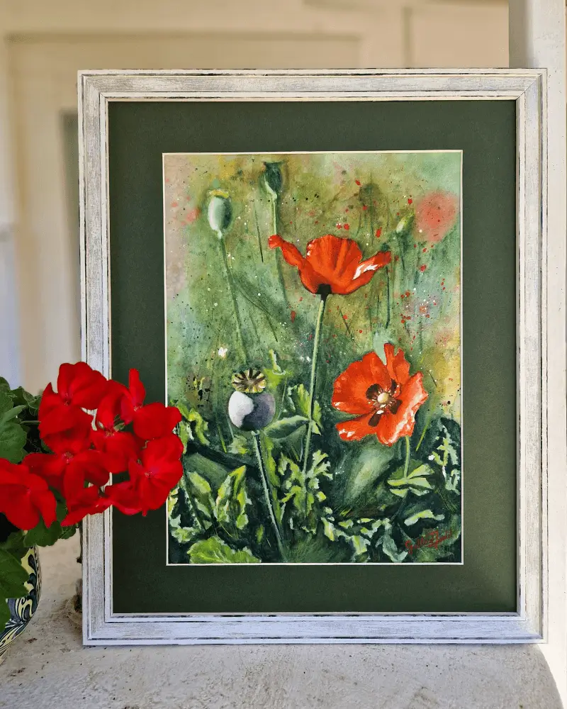 Frumusețe sălbatică - acuarelă originală [2]