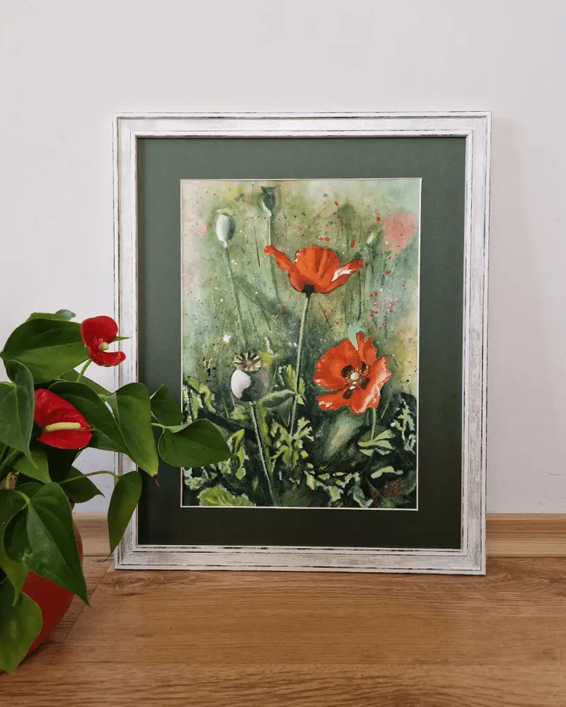 Frumusețe sălbatică - acuarelă originală [8]