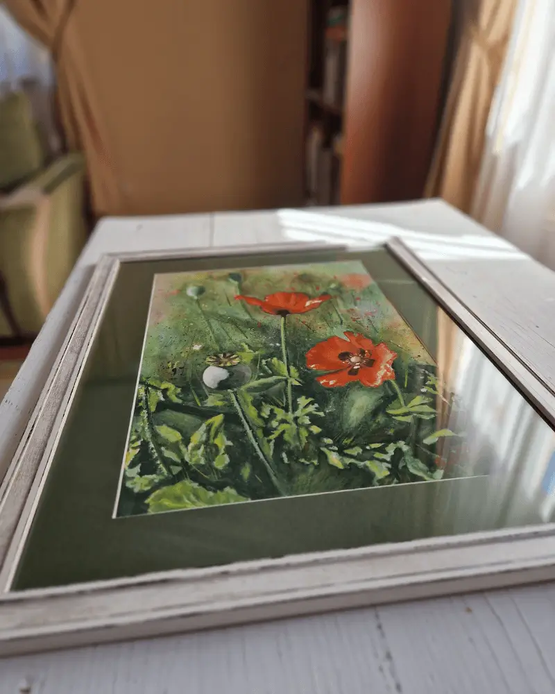 Frumusețe sălbatică - acuarelă originală [6]