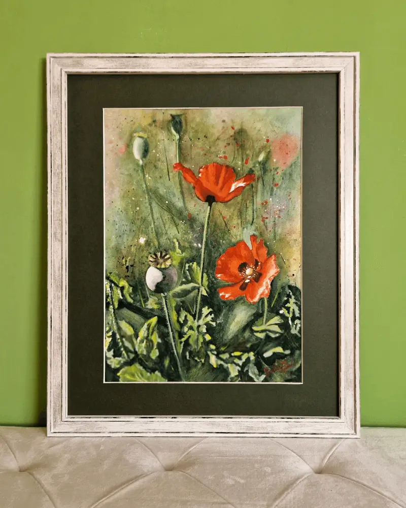 Frumusețe sălbatică - acuarelă originală [5]