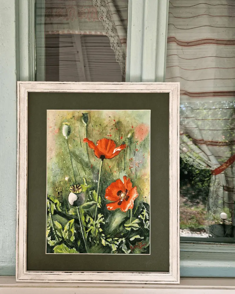 Frumusețe sălbatică - acuarelă originală [4]