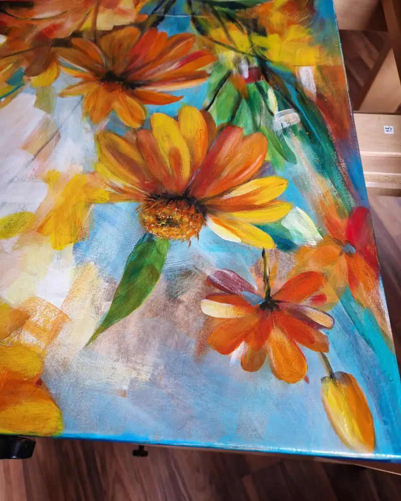 „Grădina Culorilor” – Pictură originală semnată de Judit Gellerd [4]