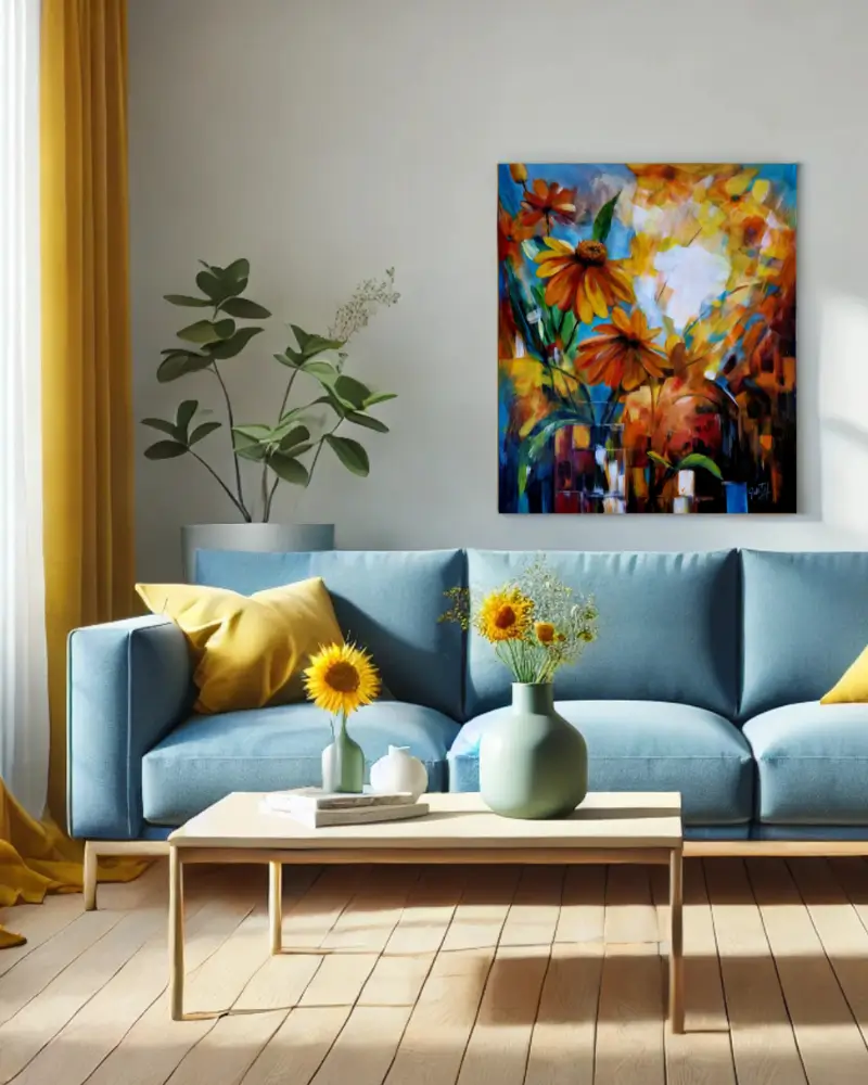 „Grădina Culorilor” – Pictură originală semnată de Judit Gellerd [0]