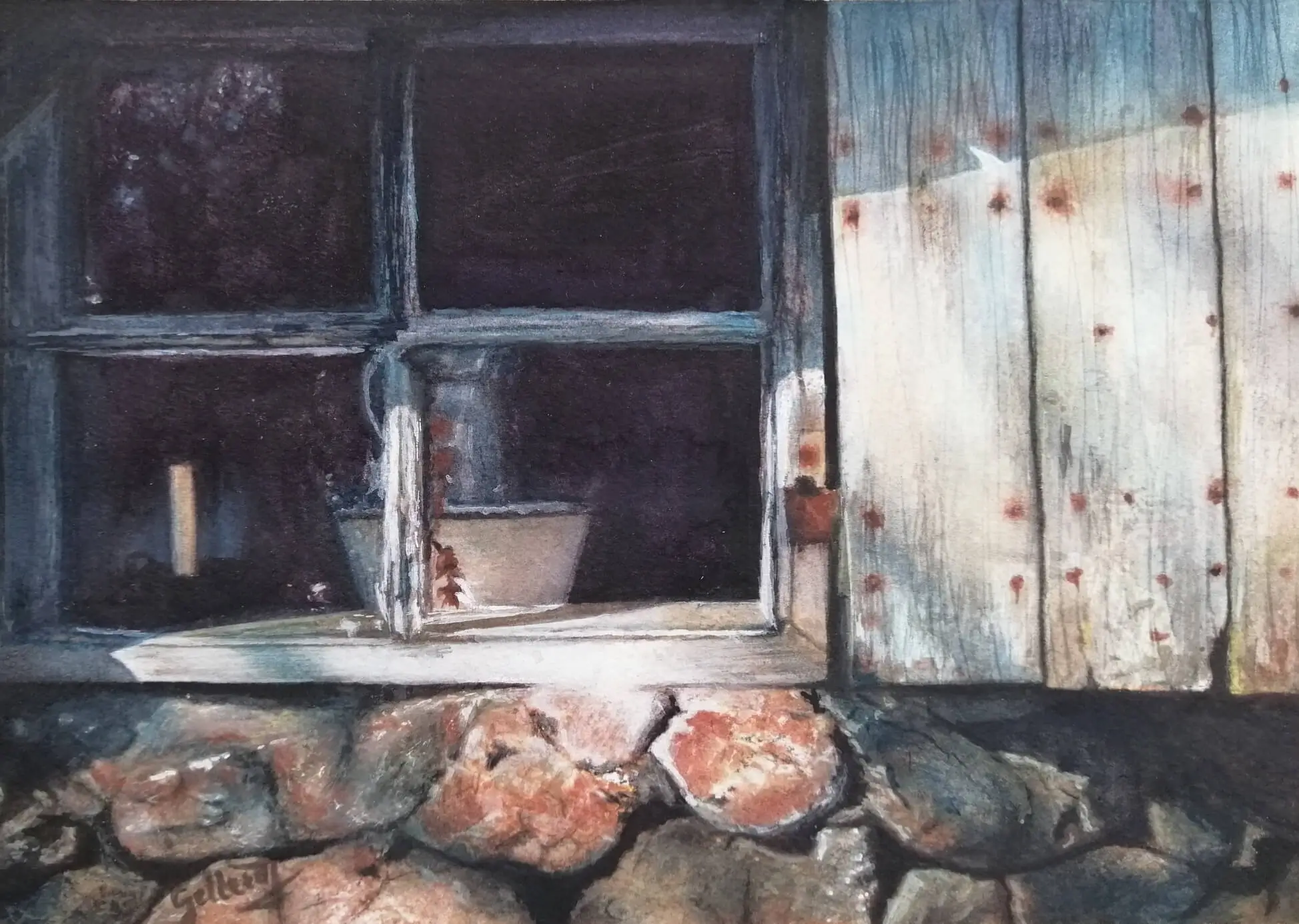 În Căutarea Timpului Pierdut - Acuarelă Originală [1]