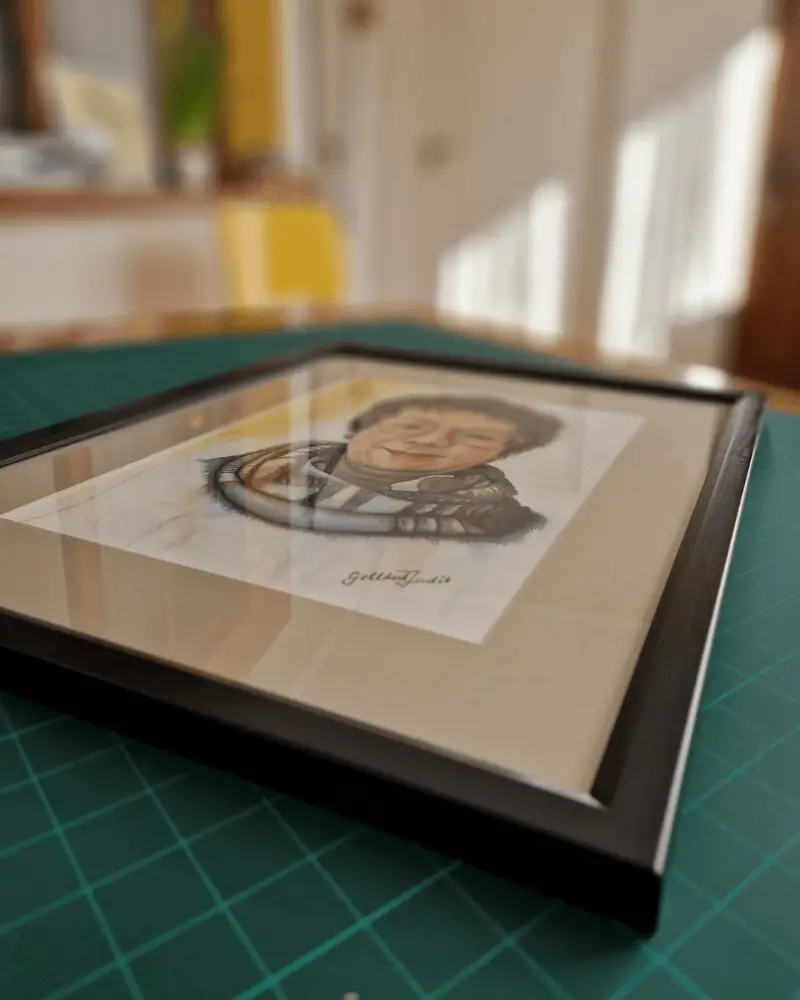 Portret Femeie - Pictură în Acuarela [3]