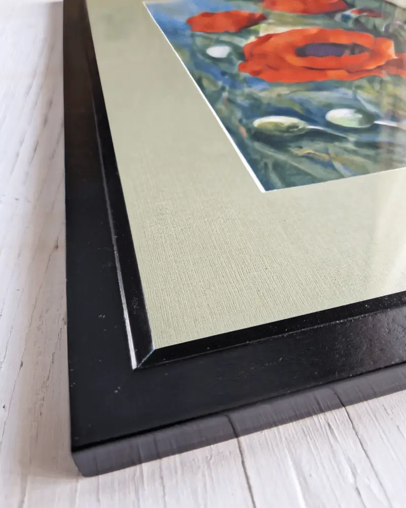 Pânză în flăcări - acuarelă originală [4]