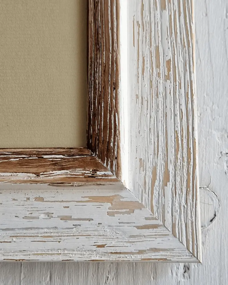 peisaj de iarnă acuarelă în ramă [7]