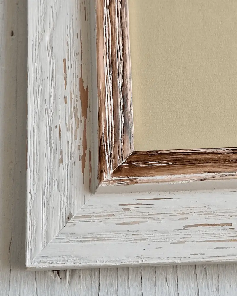 peisaj de iarnă acuarelă în ramă [5]