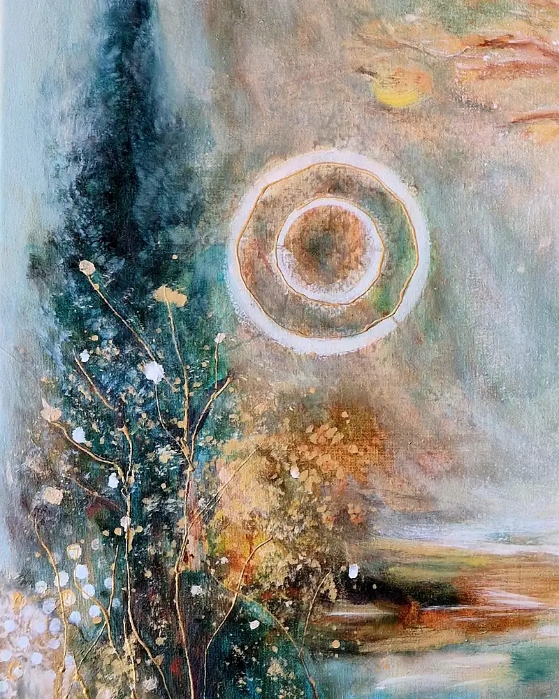 Tablou original – „Poarta de Aur” – pictură pe pânză [4]