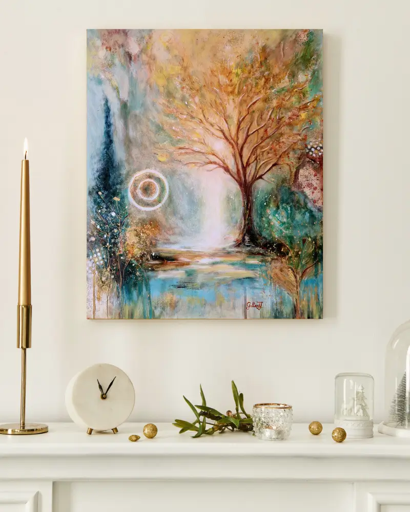 SHOP - Tablou original – „Poarta de Aur” – pictură pe pânză