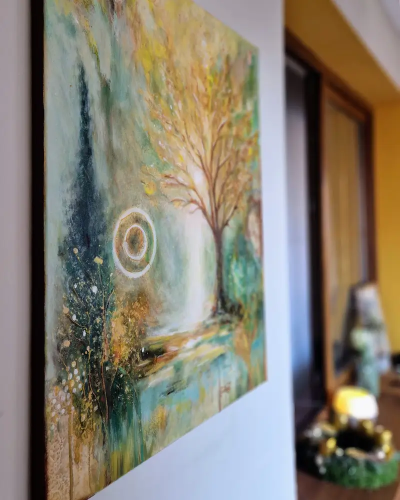 Tablou original – „Poarta de Aur” – pictură pe pânză [2]