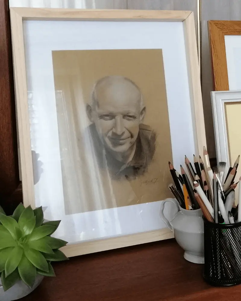 Portret în Lumina Soarelui - Carbune [1]