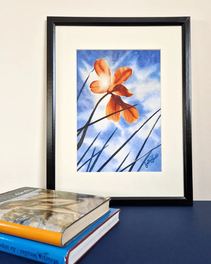 Acuarele - Raza de soare - acuarelă originală