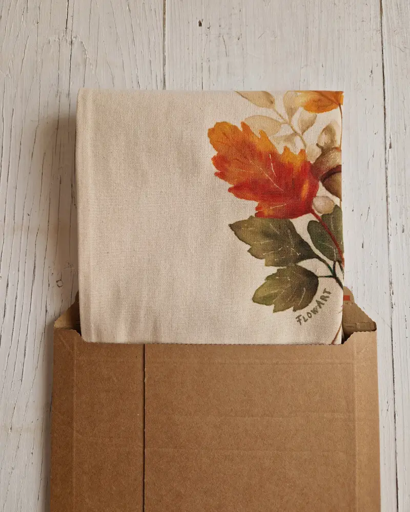 Sacoșă Pictată Manual – Frunze de Toamnă | Flow Art [7]