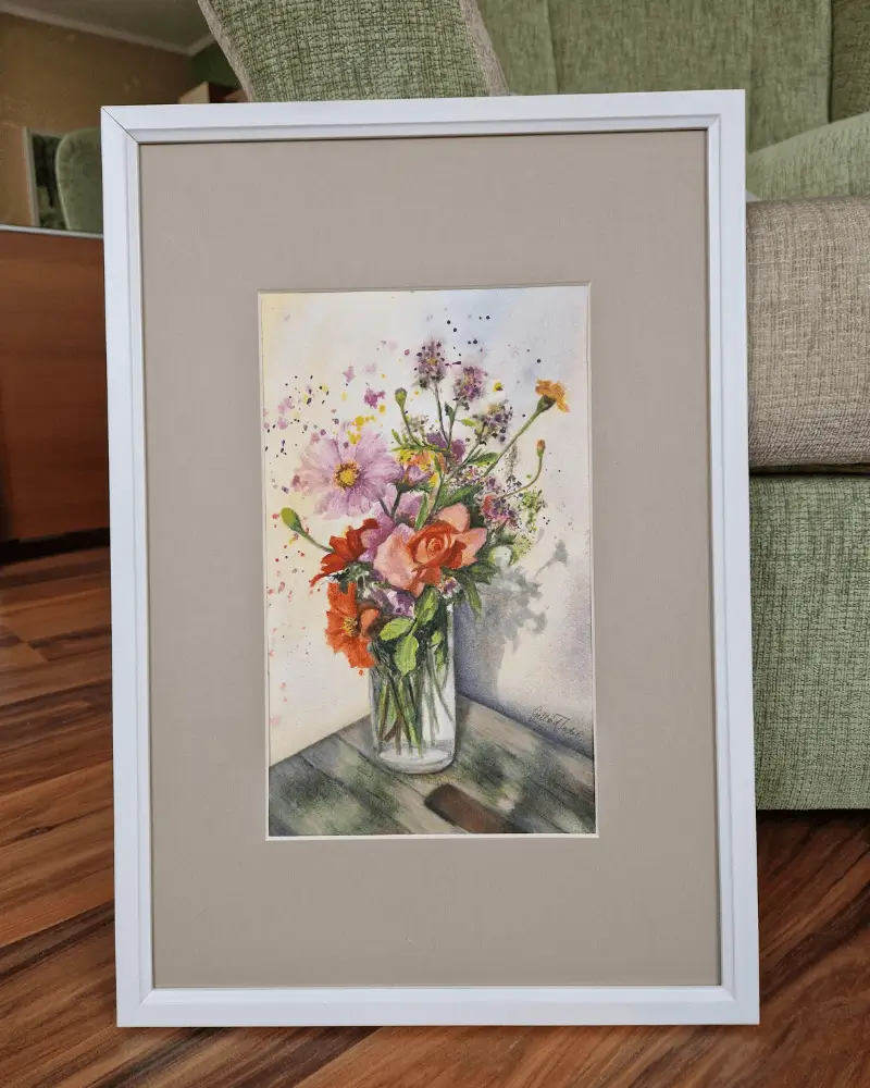 Vară Colorată - Acuarelă Originală [4]