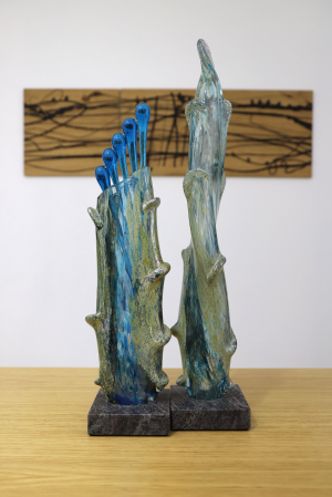 Sculptura din sticla EL& EA [7]