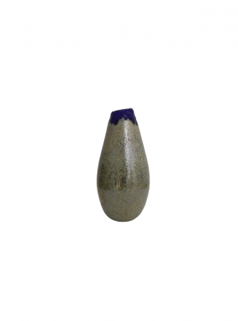 Vaza din sticla lucrata manual, Gold & Royal Blue [1]