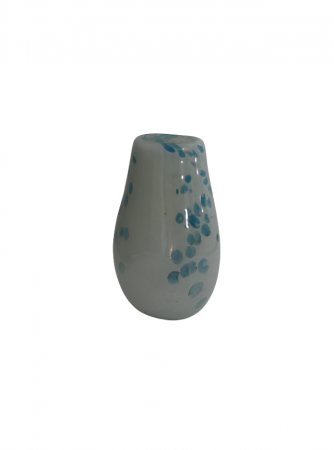 Vaze - Vaza din sticla lucrata manual, Snow blue