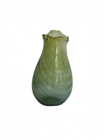 Vaza din sticla lucrata manual, Venus [4]