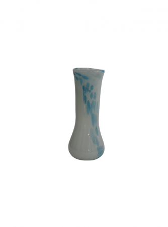 Vaze - Vaza din sticla lucrata manual, Snow Blue 2