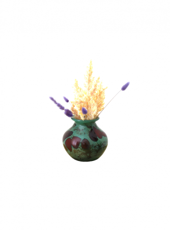Vaza din sticla lucrata manual, Venus Flowers 2 [2]