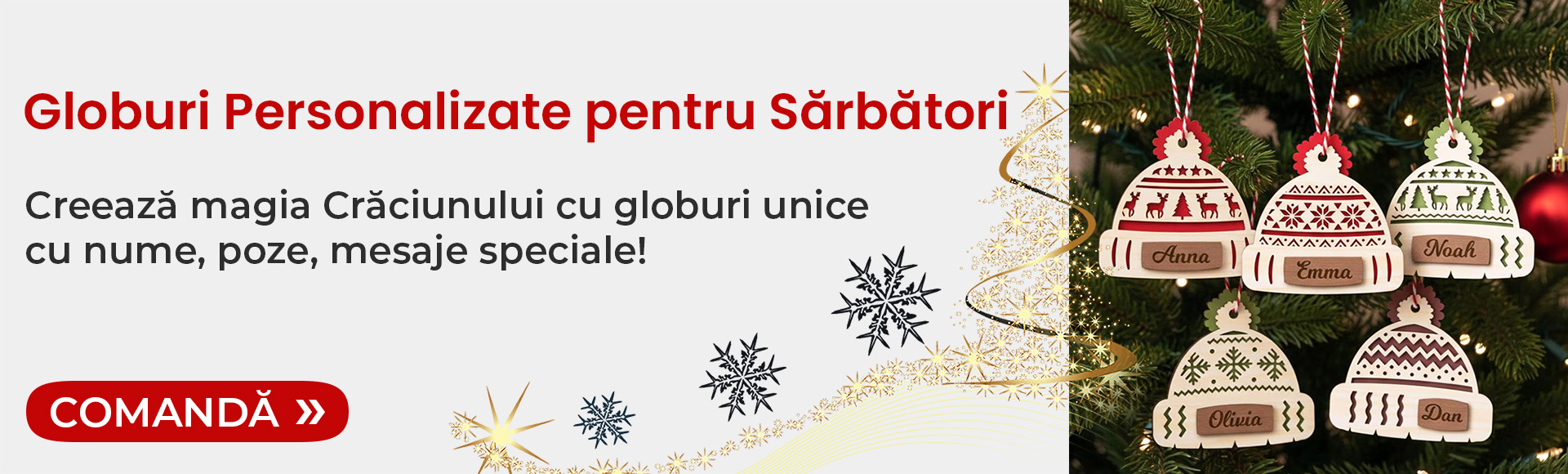 Globuri Personalizate de craciun