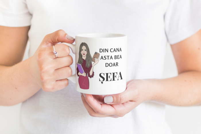 Cana personalizata Șefa [2]