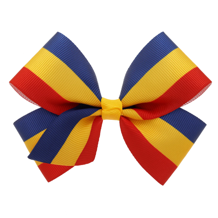 Papion textil tricolor ROMANIA [1]