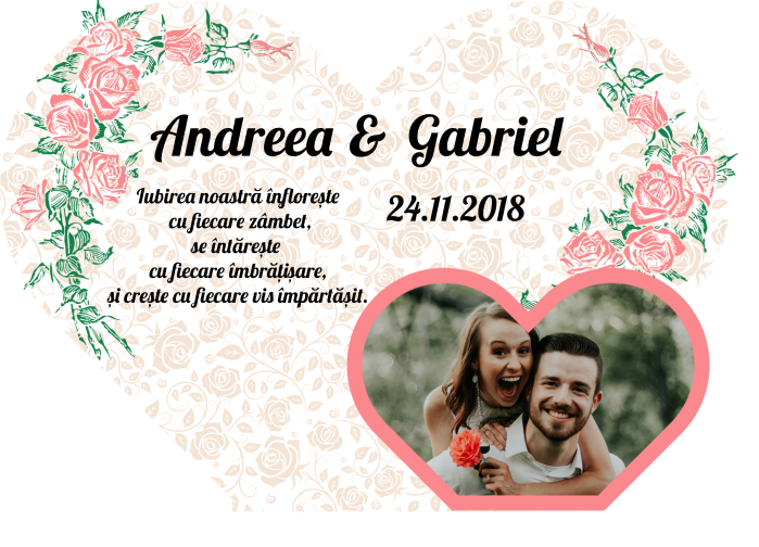 Rama foto personalizata MDF [2]