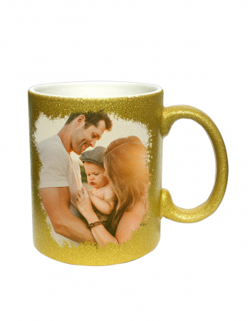 Cana personalizata glitter aurie [1]