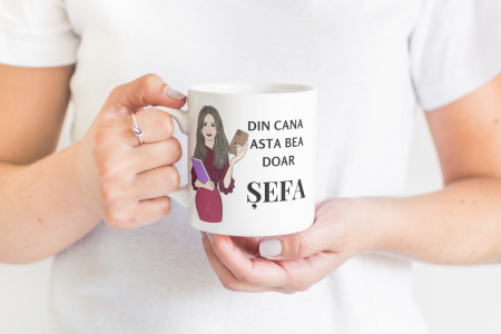 Cana personalizata Șefa [1]