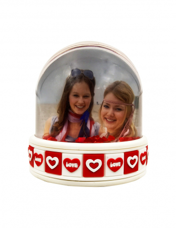 Globuri Personalizate - Glob de birou Personalizat cu foto fata verso