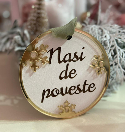 Globuri Personalizate Craciun - Glob personalizat cu mesajul tau