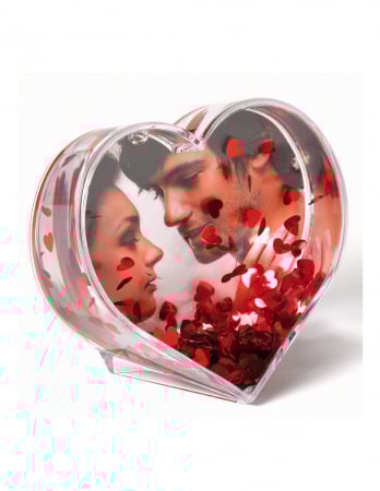 Globuri Personalizate - Glob Personalizat forma inima cu insertie foto