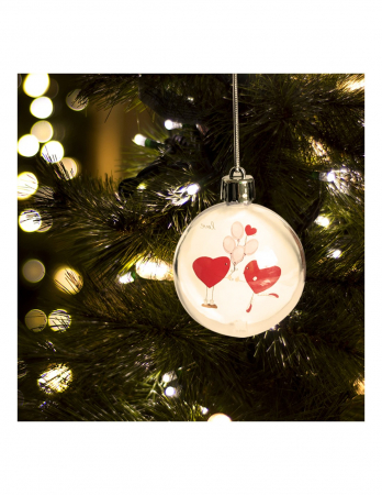 Glob personalizat foto rotund pentru brad [1]