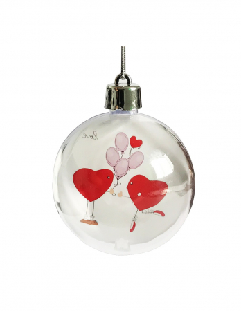 Globuri Personalizate - Glob personalizat foto rotund pentru brad