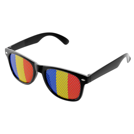 1 DECEMBRIE ROMANIA - Ochelari de soare cu lentila tricolor ROMANIA