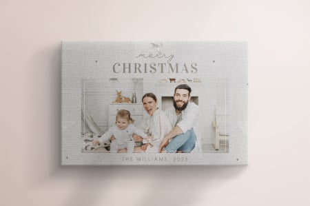 Tablouri Canvas Personalizate - Tablou Canvas Familie Merry Christmas