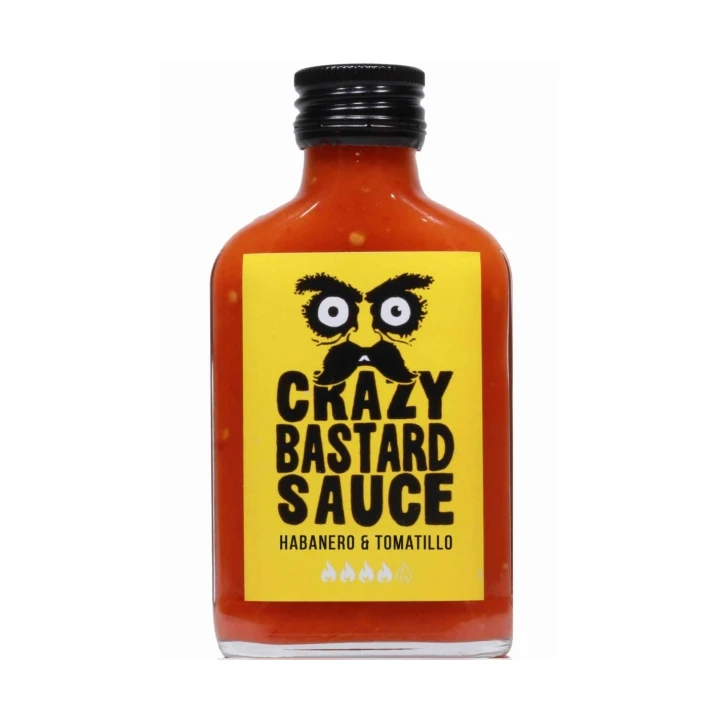 Sos iute Crazy Bastard "Habanero & Tomatillo" [0]