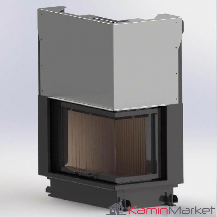 A-caminetti QUATTRO MAX ECO - Focar Șemineu 2 laturi vitrate [1]