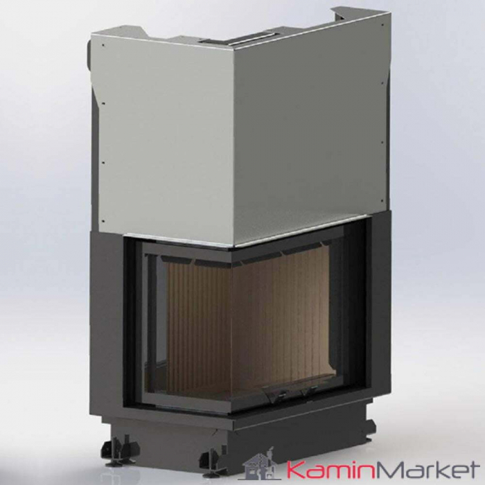 A-caminetti QUATTRO MAX ECO - Focar Șemineu 2 laturi vitrate [1]
